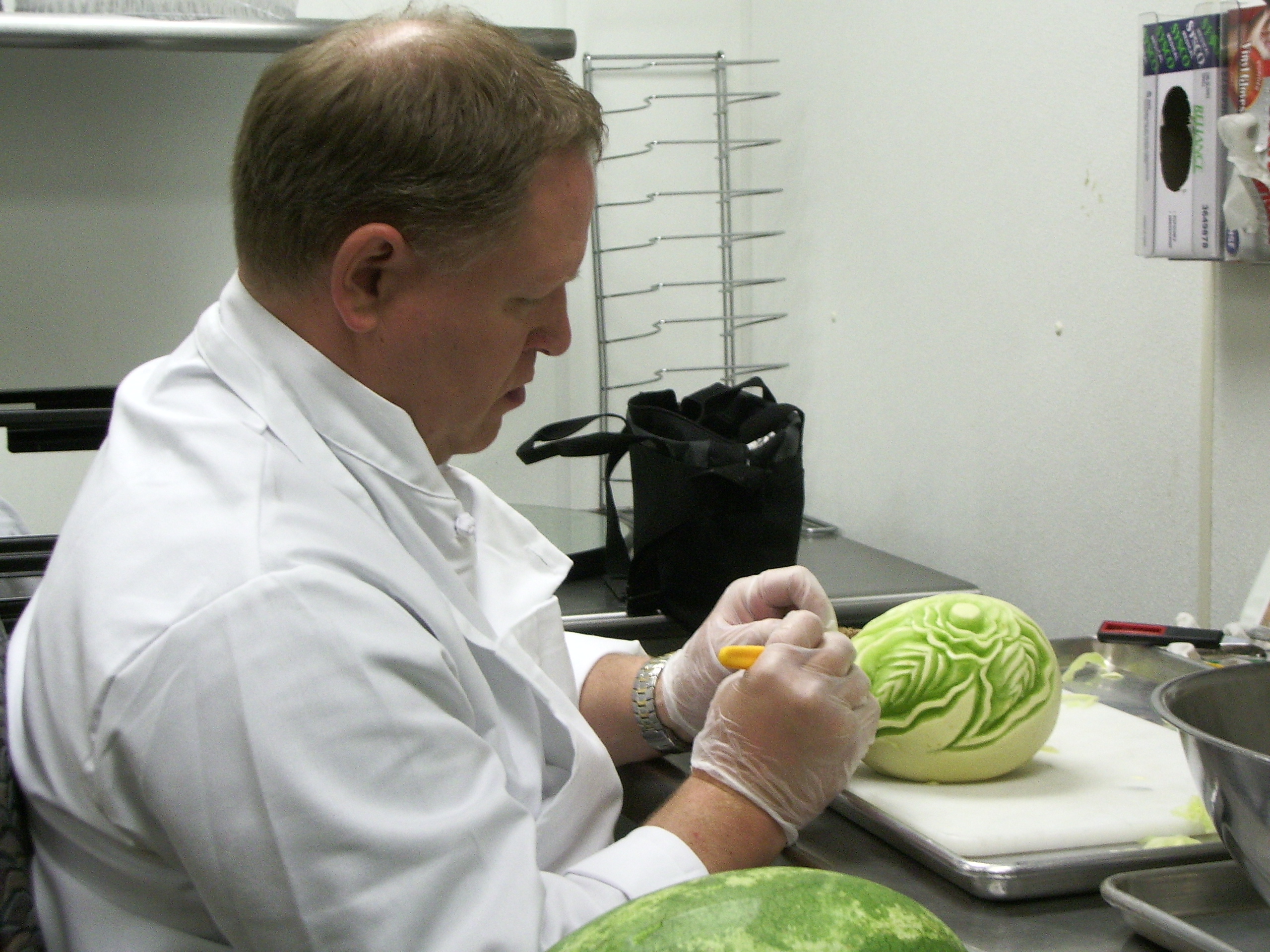 Chef Tom Carving Chef Tom Carving