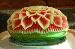 Fruit Carvings